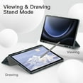 thumbnail image 6 of JETech Case for Samsung Galaxy Tab S9 FE+ / S9 FE Plus 12.4-Inch with S Pen Holder, Soft TPU Tri-Fold Stand Protective Tablet Cover, Support S Pen Charging, Auto Wake/Sleep (Gray), 6 of 6