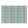 thumbnail image 1 of Abstract Cutting Board, Square Shaped Lines Dots Wavy Stripes Spiral Spots Floral Petals Illustration, Decorative Tempered Glass Cutting and Serving Board, Small Size, Indigo, by Ambesonne, 1 of 1