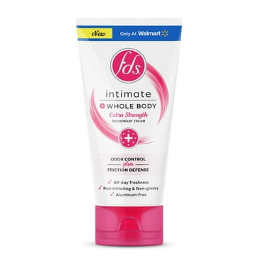 FDS Intimate + Whole Body Extra Strength Deodorant Cream - Aluminum Free - 2.5 oz