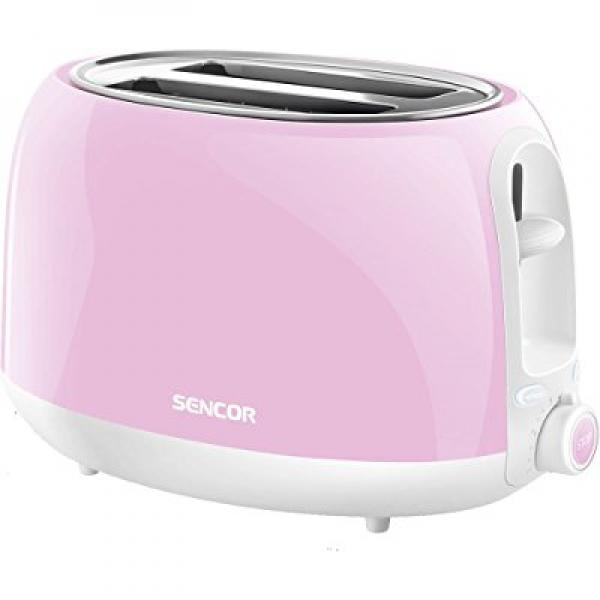 Sencor STS38RS 2-slot Toaster, Cherry Blossom Pink