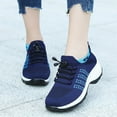 thumbnail image 7 of Vamuko Womens Walking Shoes 2025 Wedge Orthopedic Platform Sneakers Air Cushion Gym Comfort Wear Non-Slip Thick Bottom Wide Toe Box Shoes Blue 8.5, 7 of 7