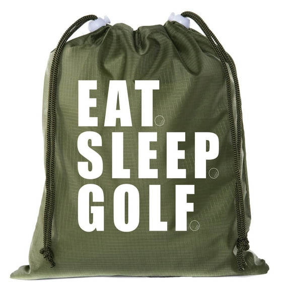 Mato & Hash Mini Drawstring Golf Bags | Golf Favor Bags for Leagues Moss