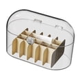 thumbnail image 4 of GUOOL Lipstick Organizer Storage Case Multiuse Makeup Storage Organizer Countertop clear, 4 of 9