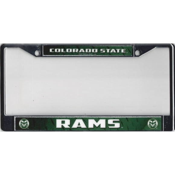 Colorado State Rams Chrome License Plate Frame