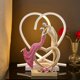 thumbnail image 2 of Nordic Home Decor Sweet Couple Statue Modern Living Room Room Decoration Figurines Interior Desk Accessories Wedding Gift My Lux Decor Round, 2 of 21