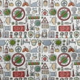 thumbnail image 1 of oneOone Cotton Poplin Twill Red Fabric Medical Doodle Sewing Craft Projects Fabric Prints By Yard 56 Inch Wide, 1 of 4
