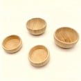 thumbnail image 4 of Small Wooden Bowls, Durable Wood DIY Craft Bowls for Painting and Decoration for Art Projects, 1Pc Mini Wooden Bowl for Home Painting Decor, Natural Small Wood Serving Bowls(Khaki,2x2x1"), 4 of 9