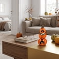 thumbnail image 5 of Uutvery Spooky Resin Figurine, Witch with Staff, Arched Black Cat, Stacked Pumpkins or Ghost Pair, Matte Finish for Halloween Tabletop and Mantel Decor, 5 of 6