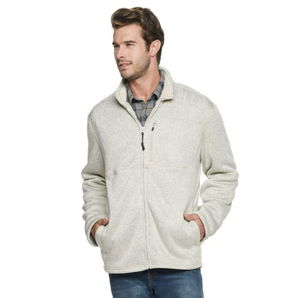 Coleman - Coleman Men's Full Zip Sherpa Lined Sweater - Walmart.com ...