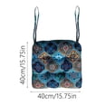 thumbnail image 3 of XINGAG Seat Cushion, Boho Chair Cushion for Dining Chairs, Square Chair Pad with Fixing Ties, Non Decorative Seat Pad for Indoor Dining Kitchen Household Chairs, 3 of 6
