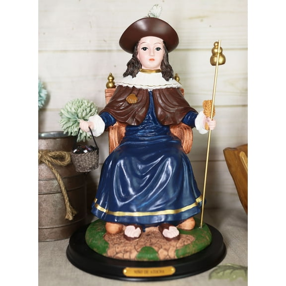 Ebros Roman Catholic Santo Nino De Holy Infant Of Atocha Figurine 13.5"H