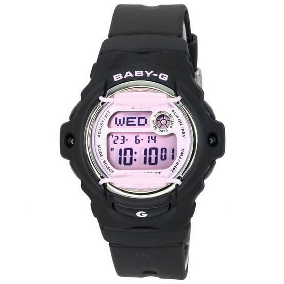 Casio Baby-G Digital Resin Strap Pink Dial Quartz BG-169U-1C 200M Women's Watch
