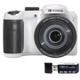 thumbnail image 2 of Kodak PIXPRO AZ255  Digital Camera (WHITE) 16MP 25X Optical Zoom 24mm Wide Angle Lens Vlogging Camera Plus a Free Vidpro USB 2.0 Card Reader, 2 of 11
