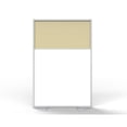 thumbnail image 2 of Ghent's Vinyl Floor Partition with 2 Split Panel Infill in Caramel, 2 of 5