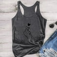 thumbnail image 4 of Boovnll Débardeurs pour Femmes, T-Shirt Sans Manches Décontracté à Col Rond Imprimé d'Été pour Femmes, Débardeur pour Femmes, Débardeurs, Débardeurs pour Femmes, 4 of 4