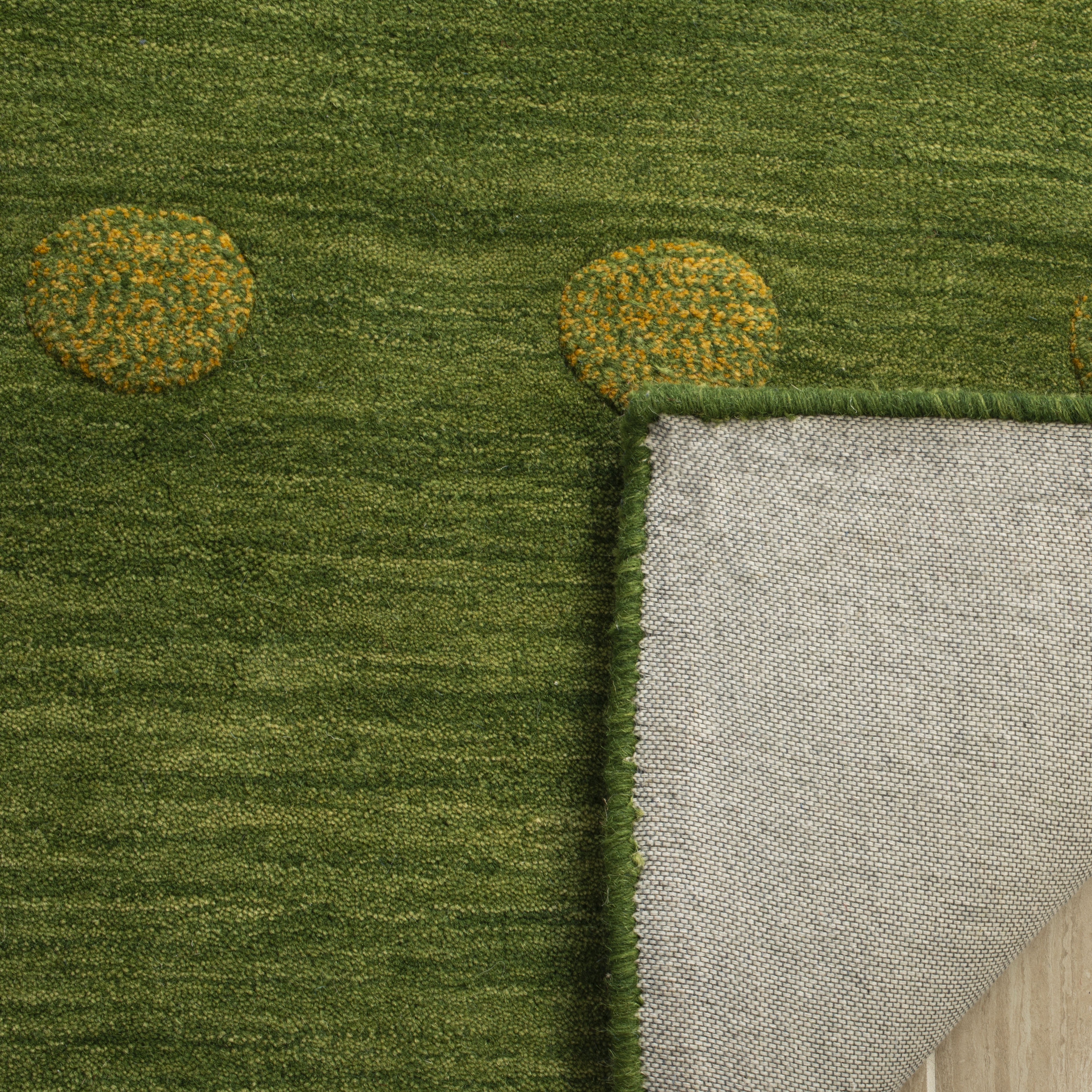 Safavieh Himalaya Derbhile Solid Wool Area Rug, Green, 2' x 3'