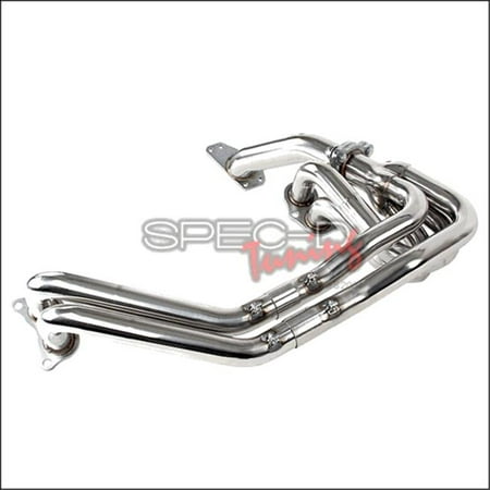 Cobb Tuning Wrx - Spec-D Tuning HH2-WRX02-DK 2 Piece Exhaust Manifold Headers for 02 to 07 Subaru WRX, 8 x 14 x 30 in.