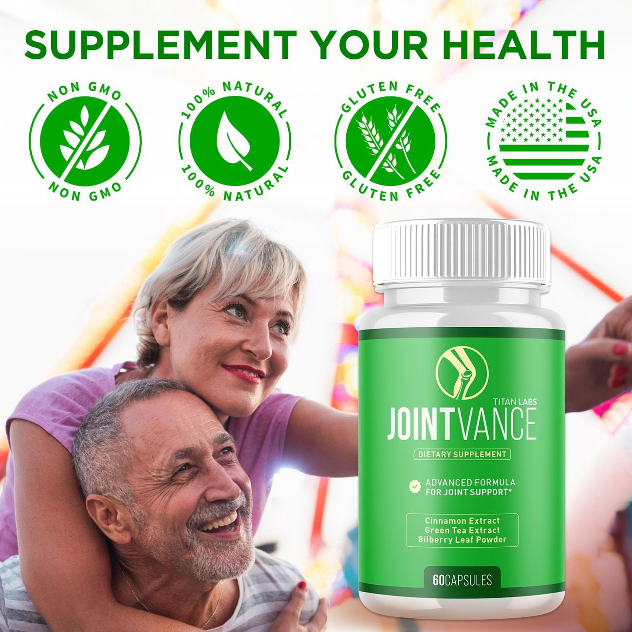 JointVance Advanced Joints Support Supplement Joint Vance 60 Capsules