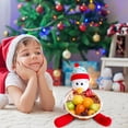 thumbnail image 4 of Ramiter Christmas Candy Storage Basket Christmas Tree Snowman Man Storage Basket Christmas Decoration Candy Box Party Gift Decoration Pie Slice Containers, 4 of 4