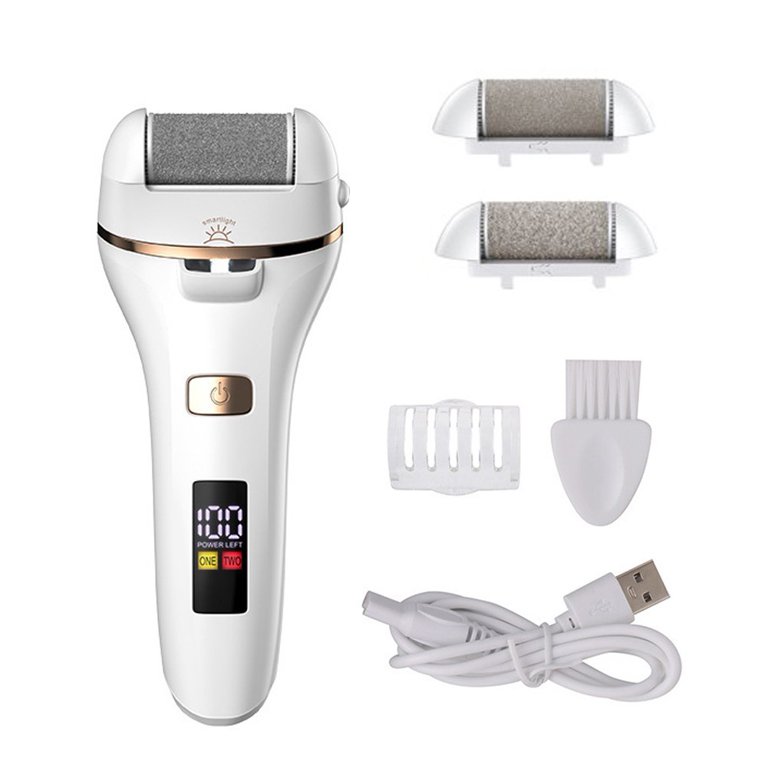 Electric Foot Callus Remover, Rechargeable Portable Electronic Foot Fi