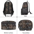 thumbnail image 6 of Aplkyhs Strawberry Capybara School Backpack for Students Age 6-18 Ergonomic Padded Adjustable Shoulder Straps Large Capacity for Elementary Middle High School Daily Use, 6 of 7