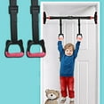 thumbnail image 2 of Children Gymnastic Rings Exercise Strength Training Equipment Pull Up Ring Fitness Ring with Strap Load Bearing 200KG, 2 of 7