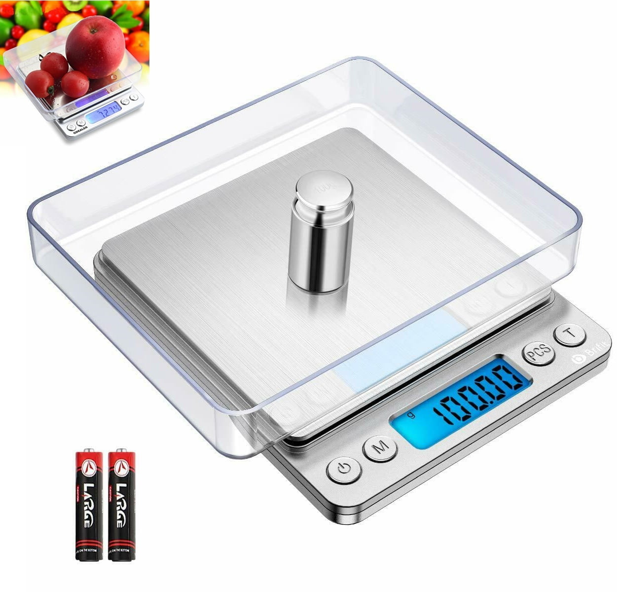 500g/0.01g Mini Mouse LCD Digital Scale Weighing Gold Herbs Jewellery Scale 