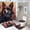 style-2yushi, variant on Funny Glasses Wolf Bathroom Sets with Shower Curtain And Rugs, Incl with 12 Hooks，Toilet Lid Oval Rug