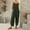 Army Green, variant on Women Overalls Solid Color Beach Vacation Trendy Jumpsuits One Piece Outfits With Pockets Black XL