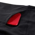 thumbnail image 3 of 2021 Pantalon de Yoga de Sport Taille Haute pour Femmes Séchage Rapide Respirant Extensible Compression Pantalon Court Bleu#01, 3 of 7