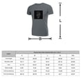thumbnail image 5 of Coolnut Men's T Shirt Odor Protection Short, Modern American Skull Like The American Flag Mens Short Sleeve Tees, Grey Crew-Neck Casual Tee Shirts, S, 5 of 6