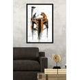 thumbnail image 2 of Star Wars: Saga - Boba Fett Black And Orange Wall Poster, 22.375" x 34", Framed, 2 of 2