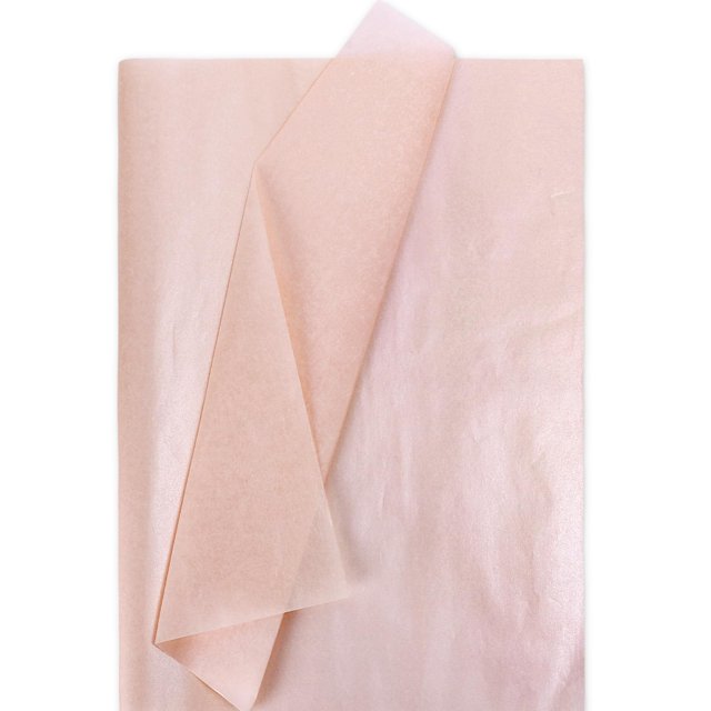 Papel de seda Whaline, 100 hojas, 35 x 50 cm, color rosa champán