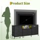 thumbnail image 4 of Qinaqin 8 Cajón Almacenamiento Powerhouse – Say goodbye to cluttered remotes y tangled cables! These spacious fabric drawers effortlessly organize your gaming consoles media accessories linens, 4 of 8