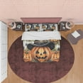 thumbnail image 3 of Calabaza Juego de Funda Nórdica Ropa de Cama Estética Retro, Decoración de Habitación de Halloween, Otoño, 3 of 6