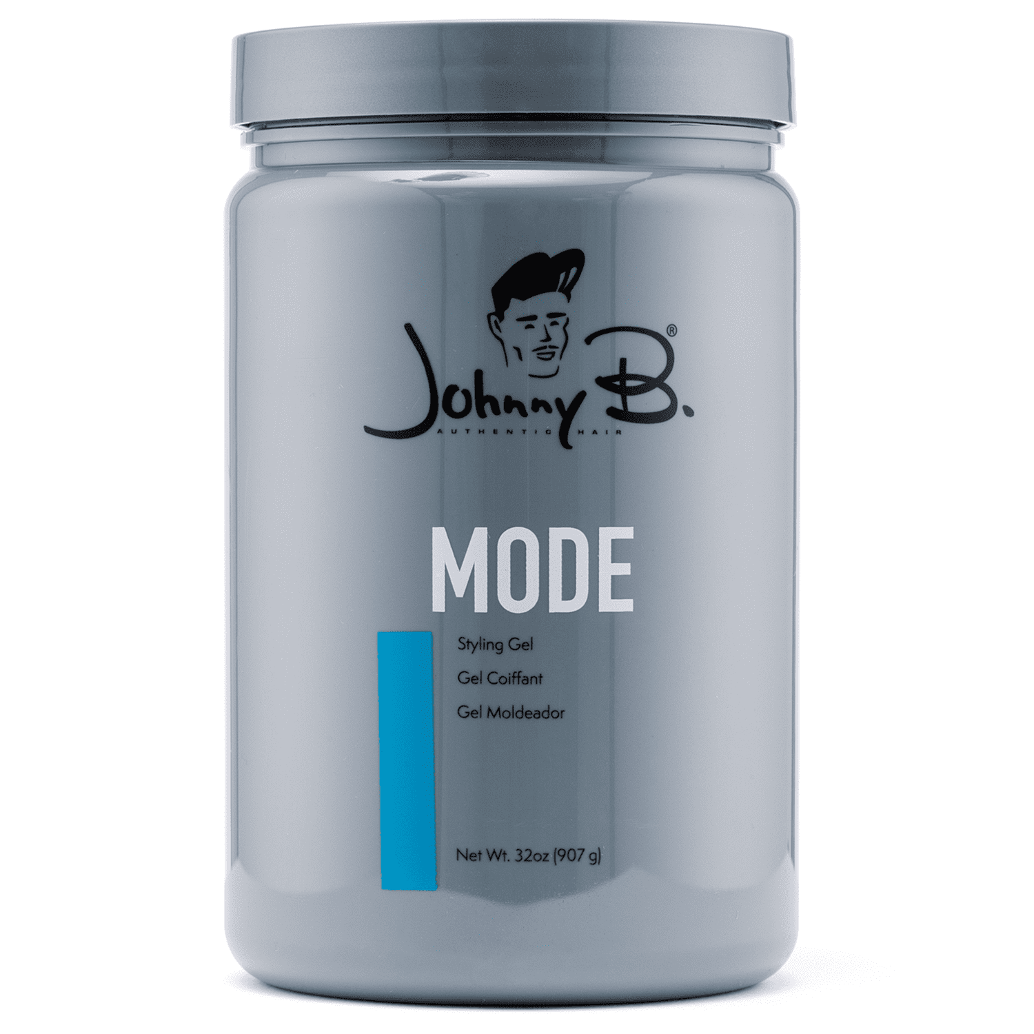 Johnny B Mode Hair Styling Gel for Men, Alcohol-Free, Water Soluble, 32 oz.
