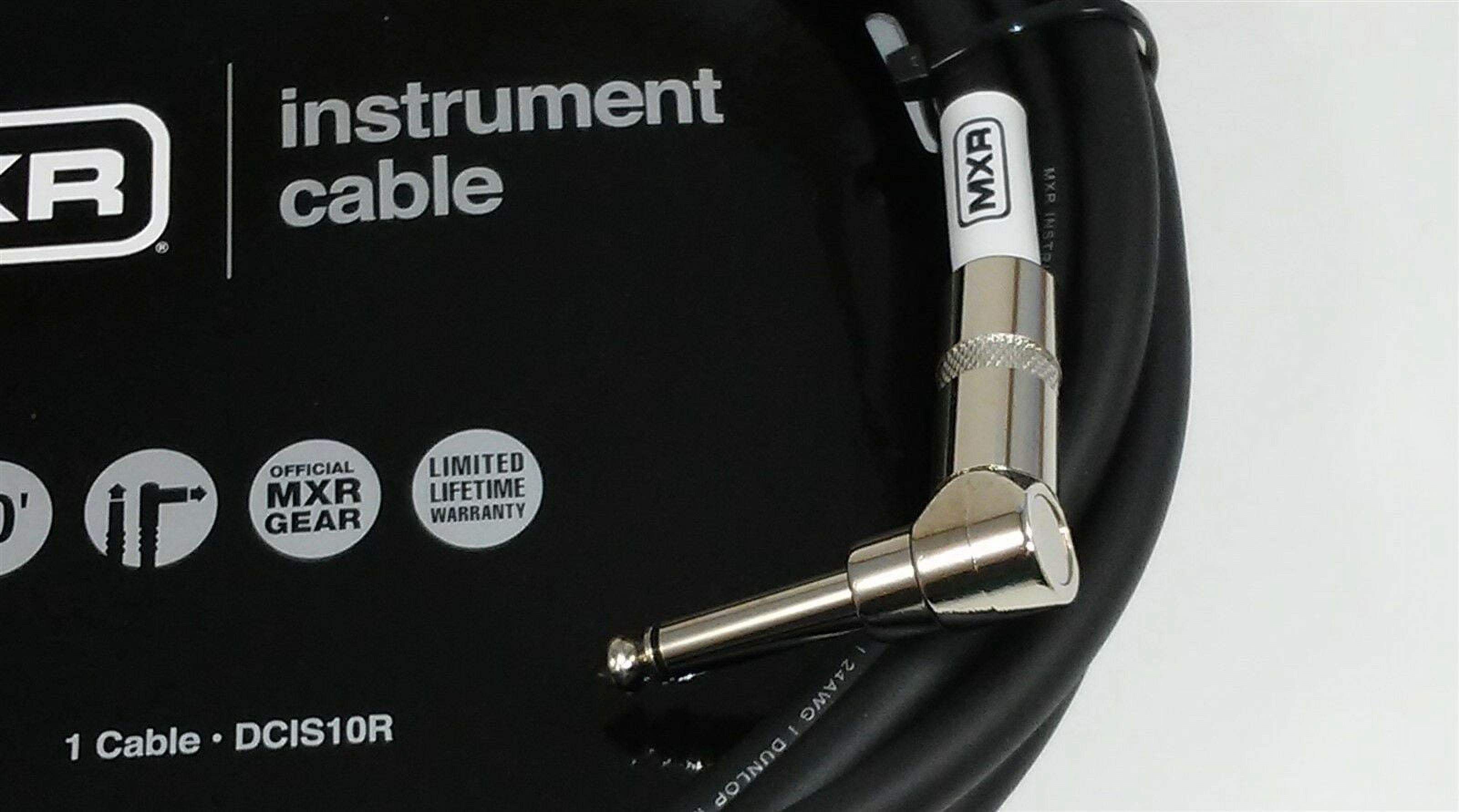 DUN-DCIS10R MXR DCIS10R Right Angle Instrumnet Cable 10'