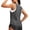 Dark Gray, variant on Women's Workout Tank Tops,Sleeveless Active Athletic Running Gym Mesh Shirts U Neck for Running,Yoga,Tennis Black M