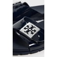 thumbnail image 3 of Tory Burch Women's Logo Buckle Slides, New Navy/Silver, 7, 3 of 3