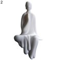 thumbnail image 2 of Delicate Abstract Monk Sculptures Ceramic Eye-catching Monk Sculpture Home Decor, 2 of 9