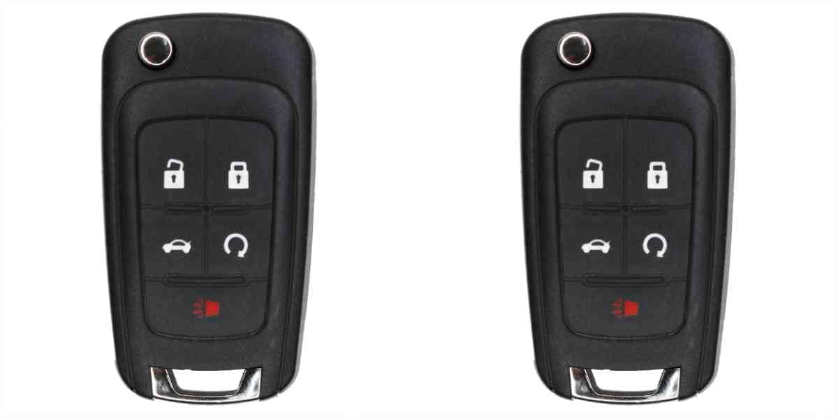 Keys4Less Replacement Flip Key Fob for Chevrolet Sonic 2014 FCC OHT01060512 Part Number 13504199 13574863 20979468 13504259 13504204 - 2 Pack