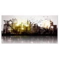 thumbnail image 2 of Grunge City Panorama - Cityscape Canvas Print, 2 of 3