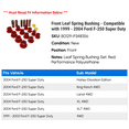 thumbnail image 2 of Front Leaf Spring Bushing - Compatible with 1999 - 2004 Ford F-250 Super Duty 2000 2001 2002 2003, 2 of 2