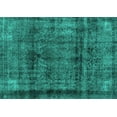 thumbnail image 1 of Ahgly Company Indoor Rectangle Abstract Turquoise Blue Modern Area Rugs, 8' x 12', 1 of 4