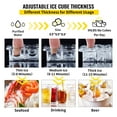 thumbnail image 2 of VEVORbrand 110V Commercial Ice Maker 80-90lbs/24H with 33lbs Bin, Full Heavy Duty Stainless Steel Construction, Automatic Operation, Clear Cube for Home Bar,Include Water Filter, Scoop, 2 of 8