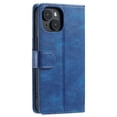 thumbnail image 6 of Compatible with iPhone 13 Wallet Case with Card Holder [RFID Blocking] for iPhone 13 Case Wallet Wrist Strap Durable PU Leather Magnetic Flip Folio Cover for Women and Men,Blue, 6 of 11