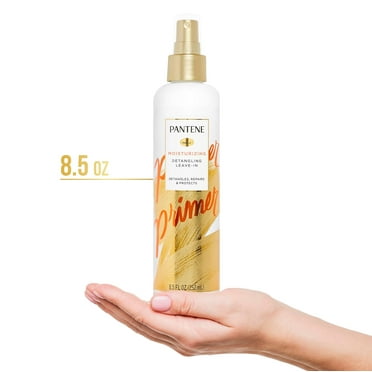Pantene Conditioning Detangler Spray, Pro-V Repair & Protect, Nutrient Boost for Damaged Hair, Antioxidant Enriched, Leave-In Conditioner, Smooth & Shine, Sulfate-Free, 8.5 Fl Oz, 1 Pack