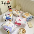 thumbnail image 2 of Manta de franela Stitch Disney Zootopia, sábana de terciopelo de leche de Mickey Minnie, manta suave y cálida acogedora para sofá, cama de oficina y viaje, 2 of 3