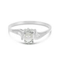 thumbnail image 6 of 10k White Gold Freshwater Cultured Pearl And Diamond Satin Finish Ring, 6 of 6