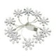 thumbnail image 2 of Tira de luces LED navideñas con batería y copos de nieve blancos, decoración navideña con colgante de muñeco de nieve y árbol de Navidad., 2 of 7
